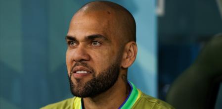 El exfutbolista Dani Alves en una imagen con la selección brasileña