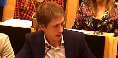 Àlex Montornès, presidente del grupo municipal de ERC.