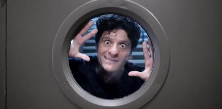 Barcelona Presentacion de Escape Room 2 Presentación en el Teatre Condal y entrevista a Joel Joan actor y codirector de la obra.