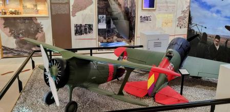 El Centre d'Interpretació de l'Aviació Republicana i la Guerra Aèria de Santa Margarida i els Monjos.