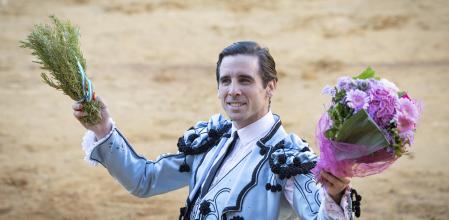 El torero Juan Ortega durante la 65 edición de la corrida Goyesca de Ronda perteneciente a la Feria de Pedro Romero 2022 en Ronda. 03/09/2022
