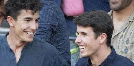 Riders Marc Marquez and Álex Márquez during Open Madrid in Madrid on Sunday, 8 May 2022