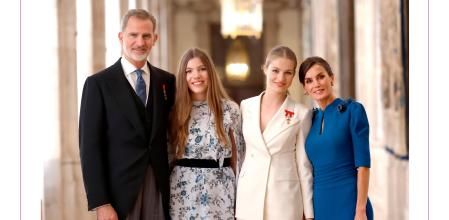 Felicitación navideña de los Reyes de 2023.