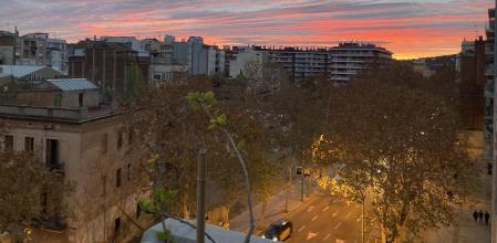 Amanecer en Barcelona.