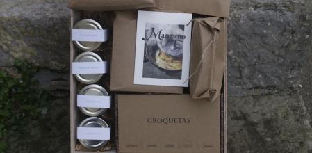 La caja de arroz y fabes de Hermanos Manzano