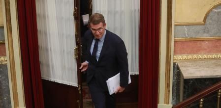 Feijóo, este miércoles en el Congreso de los Diputaos.