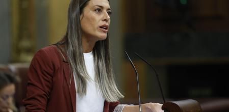 MADRID, 20/12/2023.- El portavoz de Junts, Miriam Nogueras, interviene en la sesión de Control al Ejecutivo que este miércoles celebra el Congreso. EFE/Chema Moya