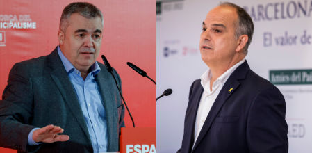 Jordi Turull y Santos Cerdán se vieron ayer en Barcelona para acercar posiciones