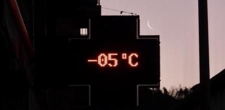 Bajo cero en Campdevànol.