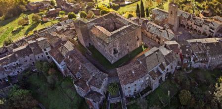 Vista aérea de Santa Pau