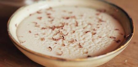 Las natillas de chocolate blanco veganas