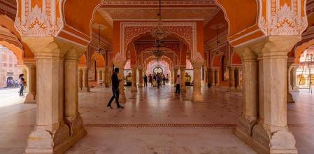 Palacio de Jaipur, la capital del estado indio de Rajastán