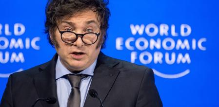 Javier Milei en Davos