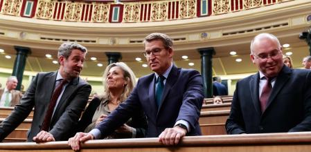 Pleno en el Congreso de los Diputados por la ley de Amnistía Alberto Nuñez Feijoo