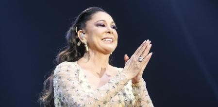 Singer Isabel Pantoja performing concert in Bilbao. January 13 2024