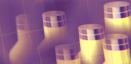 Botellas inspiradas en la obra de Giorgio Morandi.