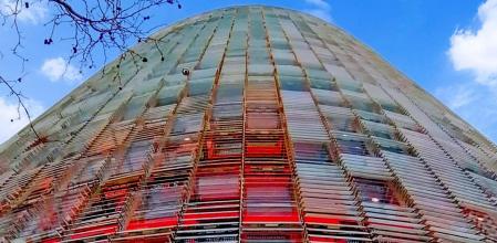 Perspectiva de la Torre Glòries.