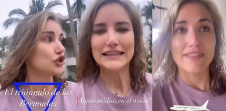 Alba Carrillo comparte su mala experiencia en un vuelo