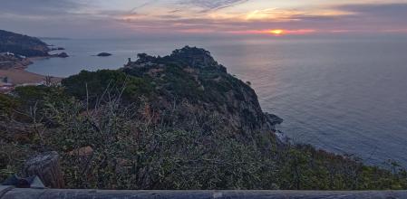 Vista desde el mirador de Tossa de Mar.