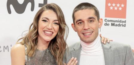 Singer ana Guerra and  Victor Elias at photocall for the 29th annual Jose Maria Forque Awards in Madrid on Saturday, 16 December 2023.