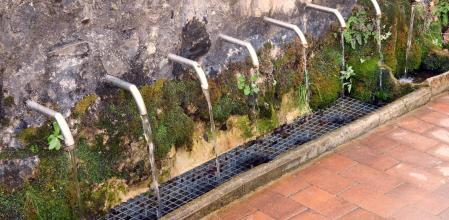 Agua abundante en Cercs.