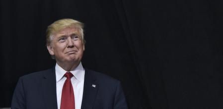 (FILES) In this file photo taken on November 4, 2016 former US president Donald Trump arrives for a rally at the Giant Center in Hershey, Pennsylvania. - A New York grand jury has voted to indict former US president Donald Trump over hush money payments made to a porn star ahead of the 2016 election, multiple US media reported on March 30, 2023. (Photo by MANDEL NGAN / AFP)