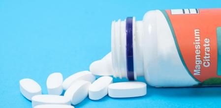 Suplemento de citrato de magnesio.