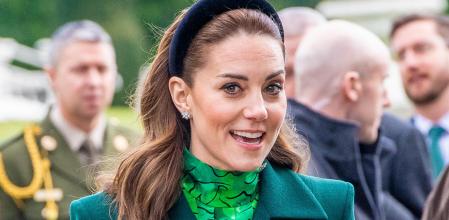 Kate Middleton durante un acto oficial en Londres.