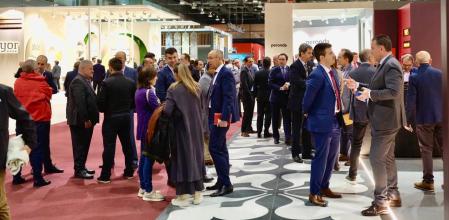 Visitantes en la feria Cevisama 2024&nbsp;