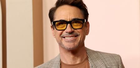 Robert Downey Jr, durante el almuerzo de nominados a los premios Oscar el pasado 12 de febrero