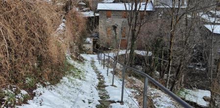 Manto de nieve en Queralbs.