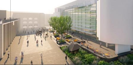 Render de uno de los proyectos presentados por el estudio Meier