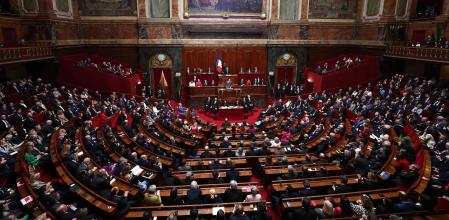 Una imagen de archivo de la Asamblea Nacional francesa.