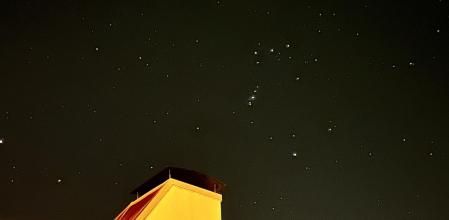 Cielo estrellado sobre Viladrau.