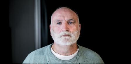 foto XAVIER CERVERA 16/10/2023 José Ramón Andrés Puerta (Mieres, Asturias, 13 de julio de 1969), más conocido como José Andrés, es un cocinero español nacionalizado estadounidense (retratado en la torre barcelona)