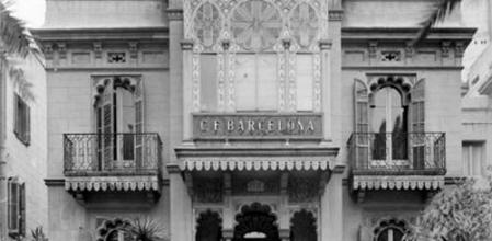 Antigua sede del Barça en el Passatge Méndez Vigo.