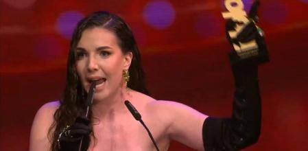 Inés Hernand ha alzado su voz por lo que defiende en los Premios Ídolo