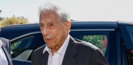 Writer Mario Vargas Llosa during Vargas Llosa Foundation event in Madrid on Friday, 6 October 2023.