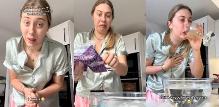 Una mujer explica la mejor solución contra la resaca.