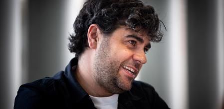 Alfonso Lanza, durante la entrevista