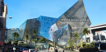 Representación gráfica de como quedaría el próximo edificio del club Metropolitan en Niza