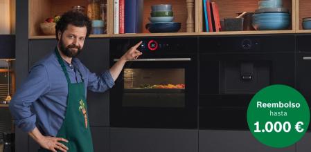 Promoción de reembolso en electrodomésticos integrables de Bosch.