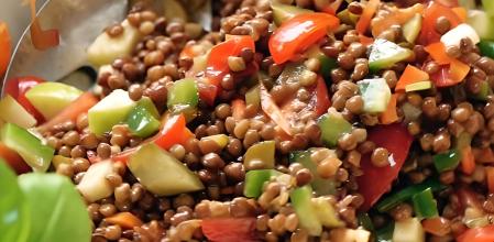 La ensalada de lentejas