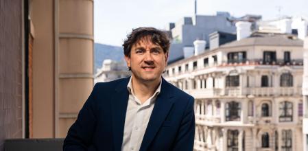 Eneko Andueza, candidato por el PSE a lehendakari en las elecciones vascas de 2024