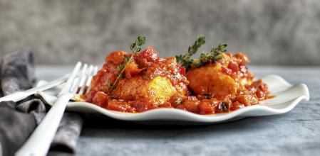 Bacalao con samfaina