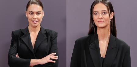 Lara Álvarez y Victoria Federica en el evento de YSL de este jueves en Madrid