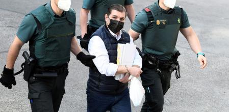 En su explicación, César Román dijo que estaba preso por hacer “cosas malas”