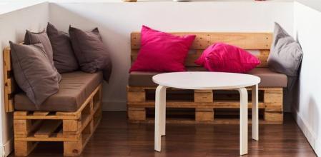 Los muebles hechos con pallets no siempre quedan tan bien como esperamos.