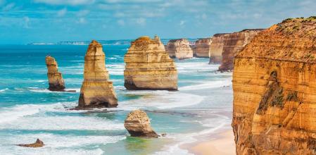 Los doce apóstoles Great Ocean Road en Australia.