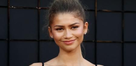 Zendaya con el vestido de Vera Wang en la premiere de 'Challengers' en Los Ángeles